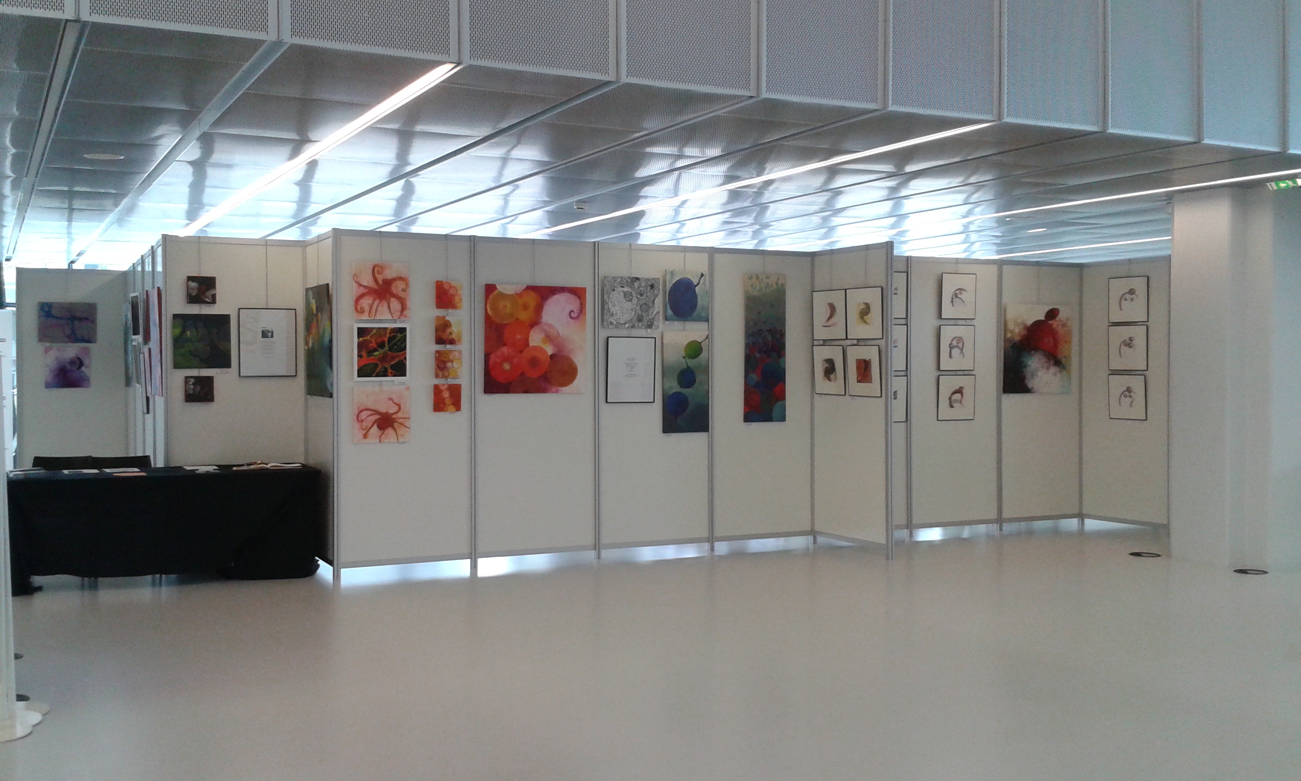Expo vue depuis l'entre du centre Prouv de Nancy